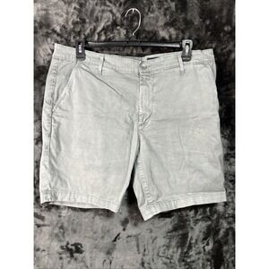 AG Wanderer Slim Shorts Men's 38R Gray Stretch Casual Premium Cotton Summer